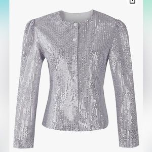 Women’s sequin jacket.